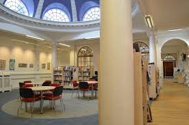 Spacious West Greenwich Library with natural light, ideal for meetings and workshops.