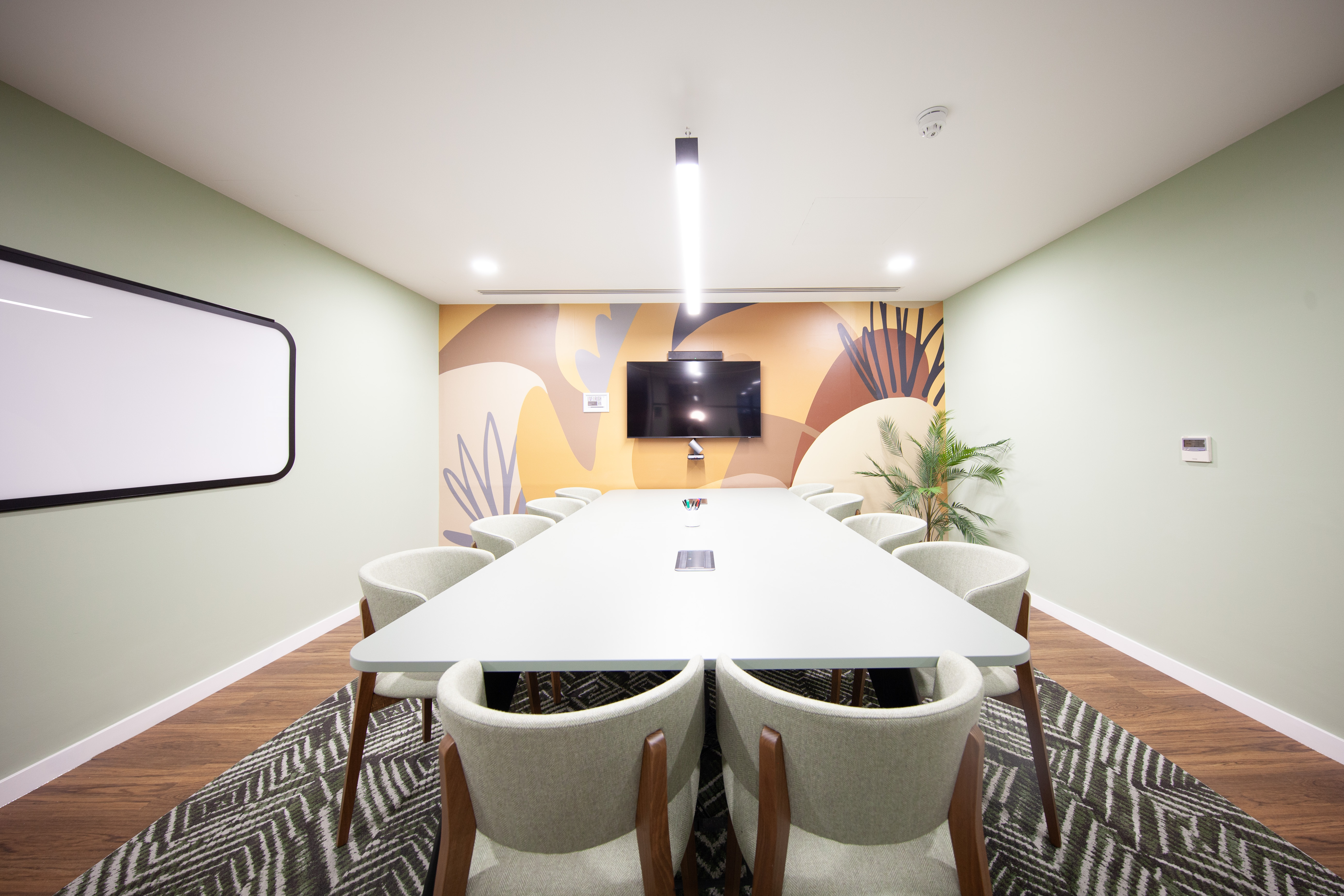 Modern meeting room in Runway East Bloomsbury, ideal for creative brainstorming sessions.