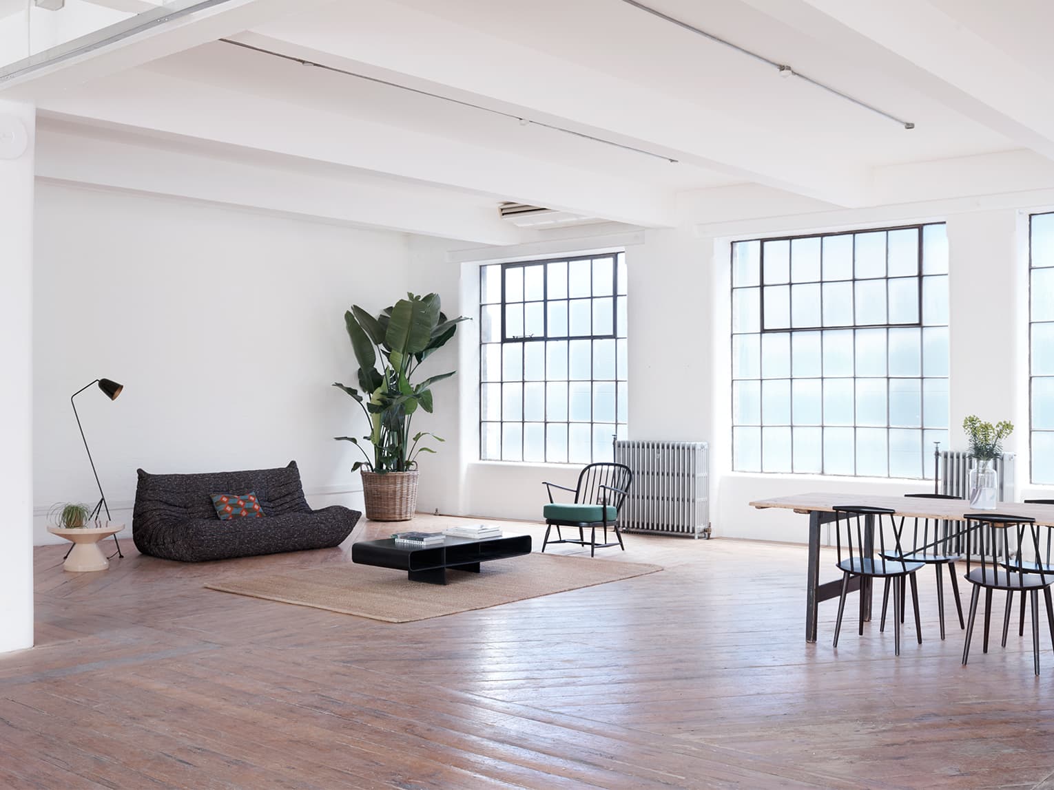 Studio 2 at The Vale Studios, a bright venue for creative workshops and executive strategy sessions.