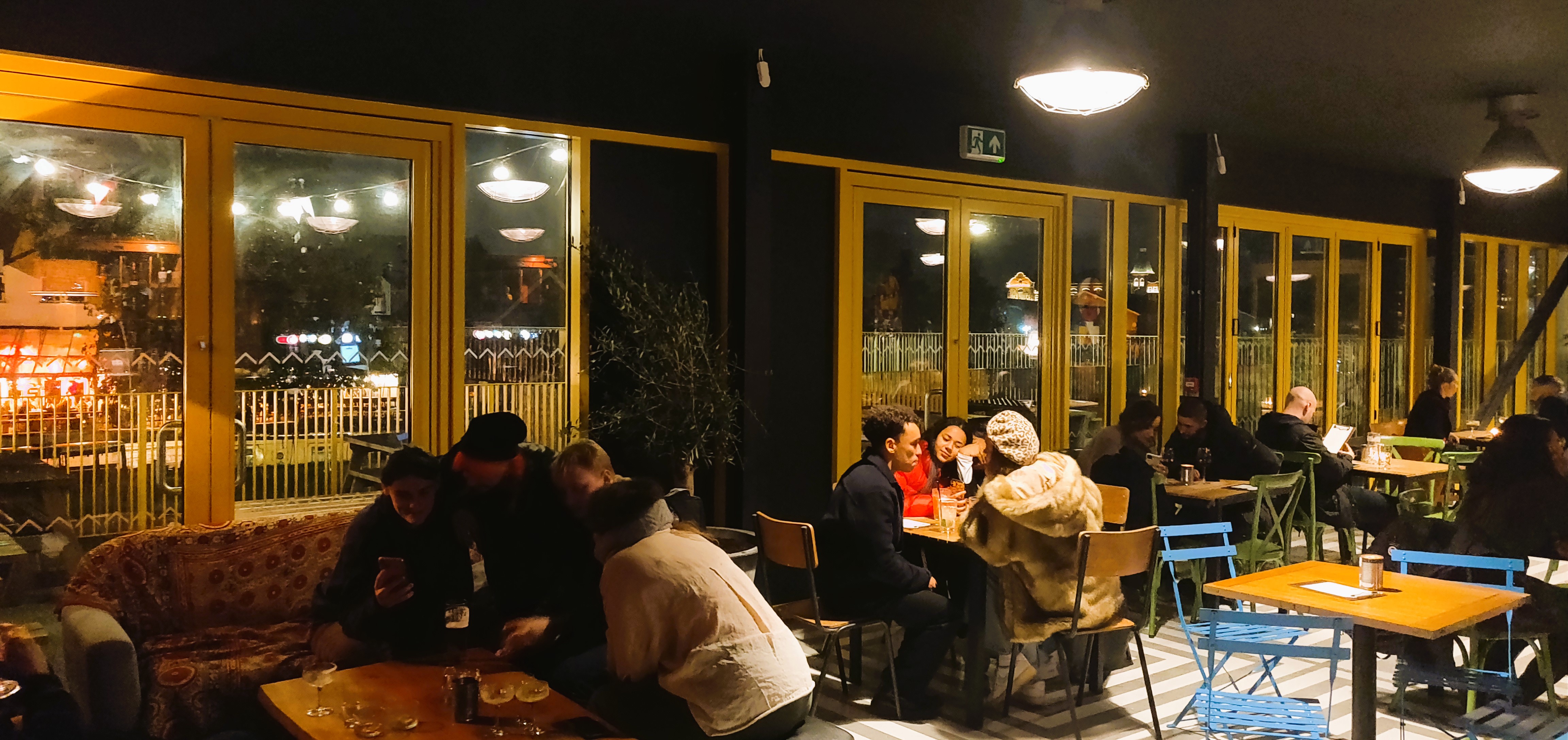 Cozy Nico's Bar in Hackney Bridge, ideal for networking and intimate gatherings.