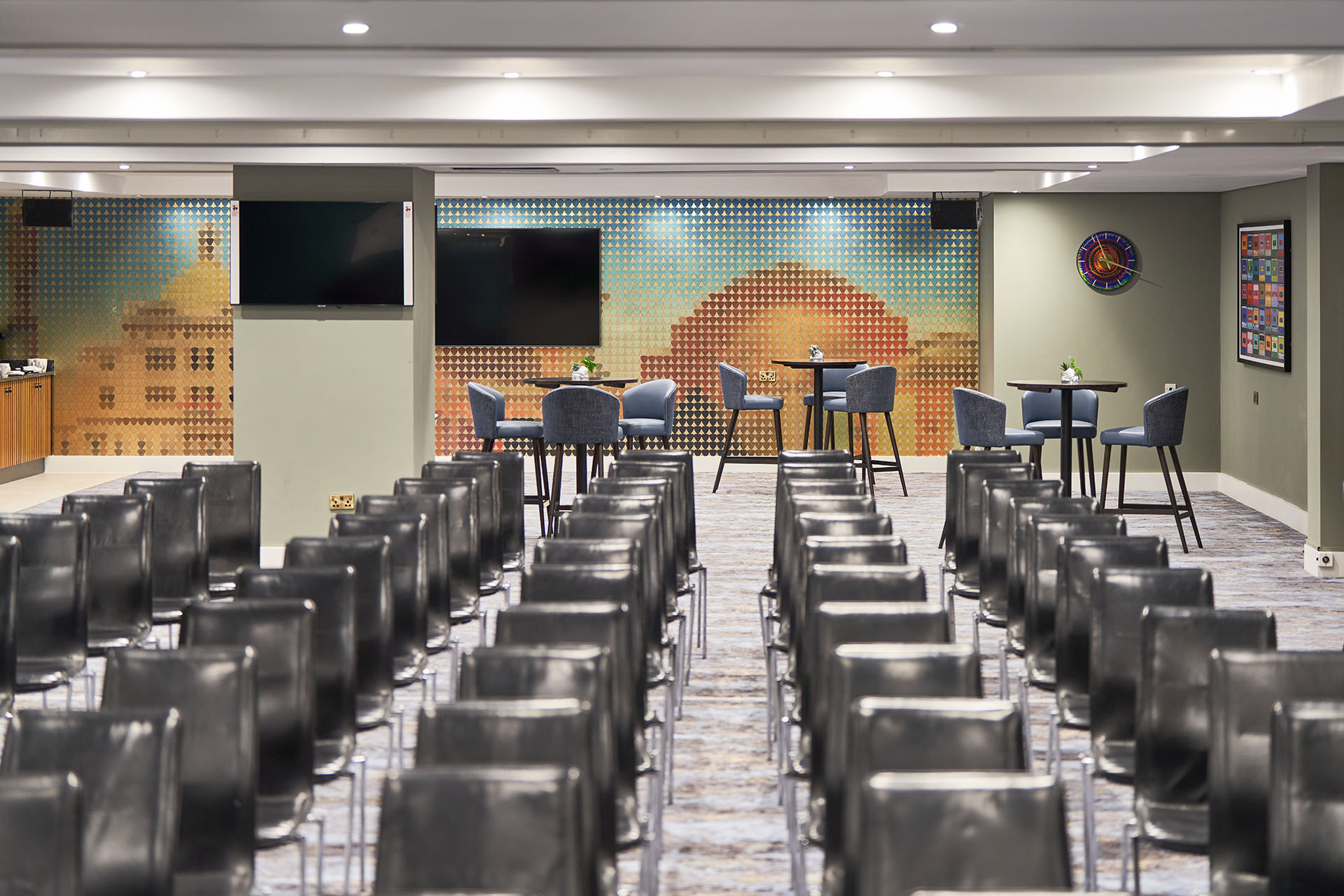 Versatile meeting space at The Cumberland Hotel for seminars and networking events.