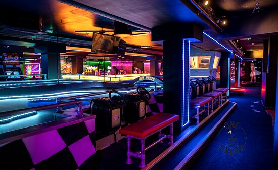 Vibrant Mad House venue in Glasgow, ideal for team-building and social events.