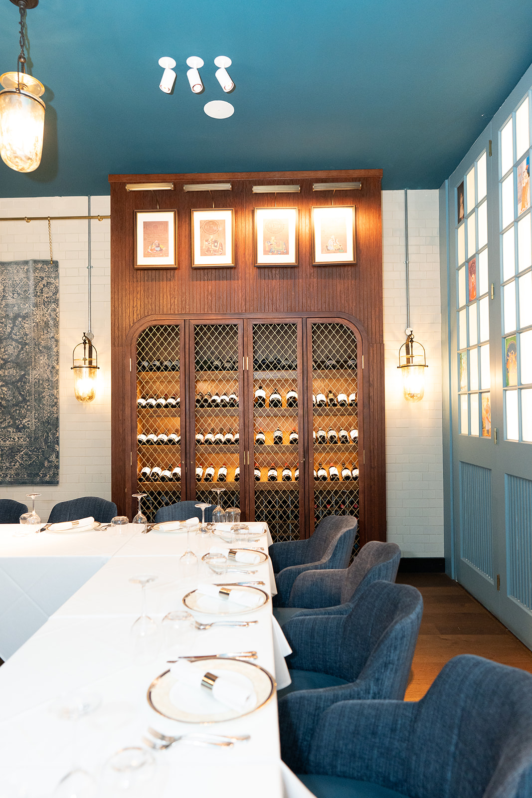 Elegant dining space in Yaatra Restaurant, ideal for intimate events and high-end dinners.