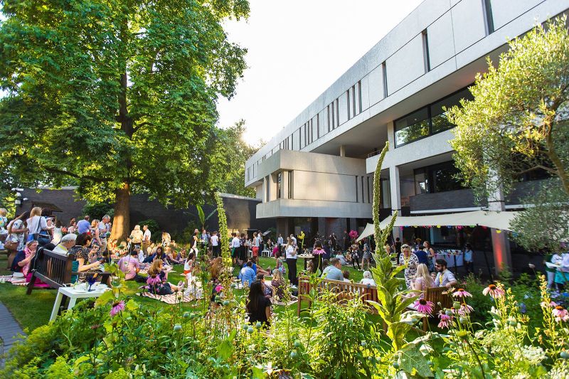 Medicinal Garden at RCP London Events, vibrant outdoor space for networking and gatherings.