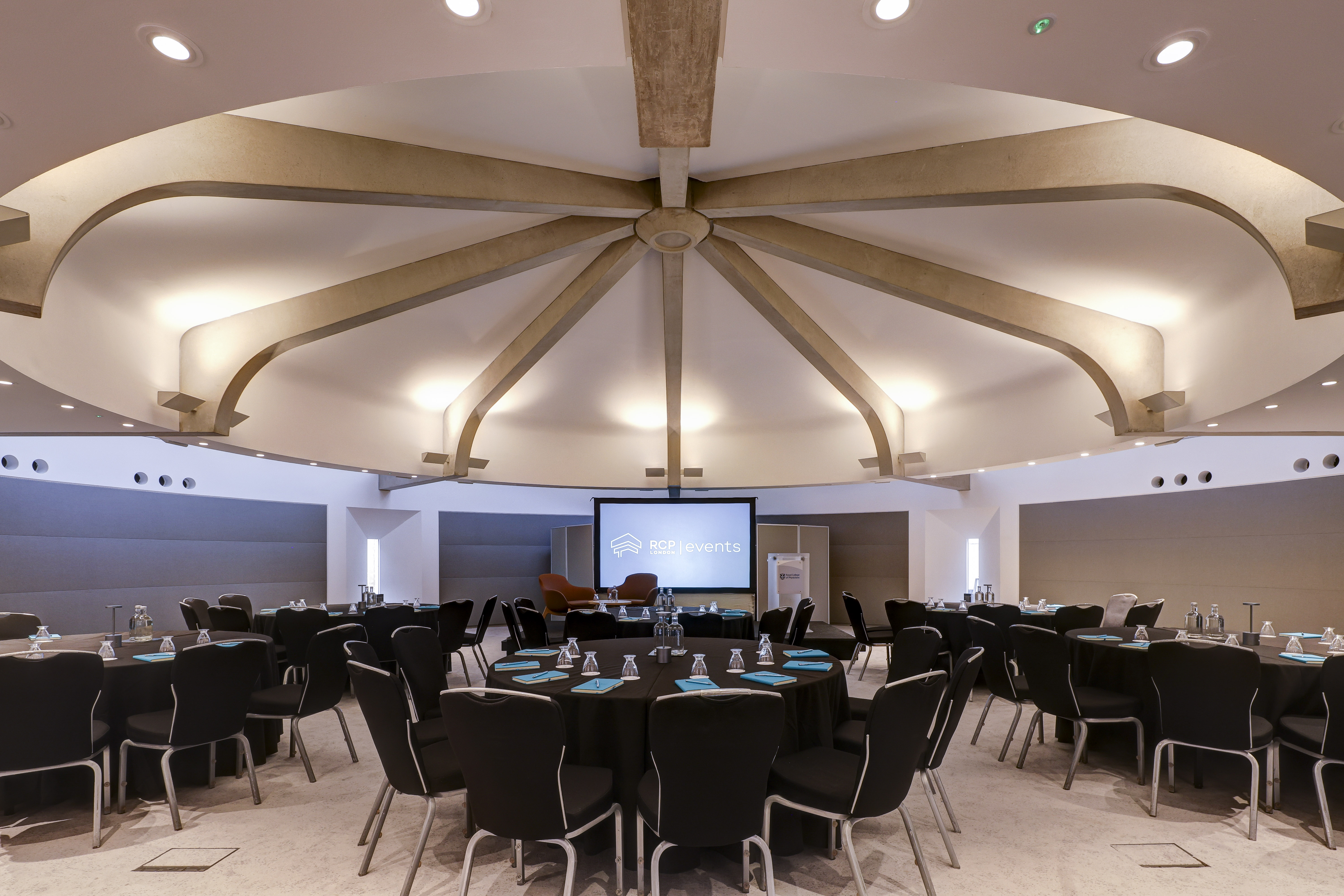Modern Council Chamber at RCP London Events, ideal for workshops and conferences.