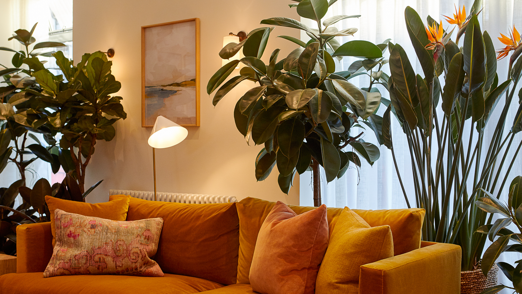 Cozy lounge area in The Library at The Hearth, ideal for networking events and meetings.