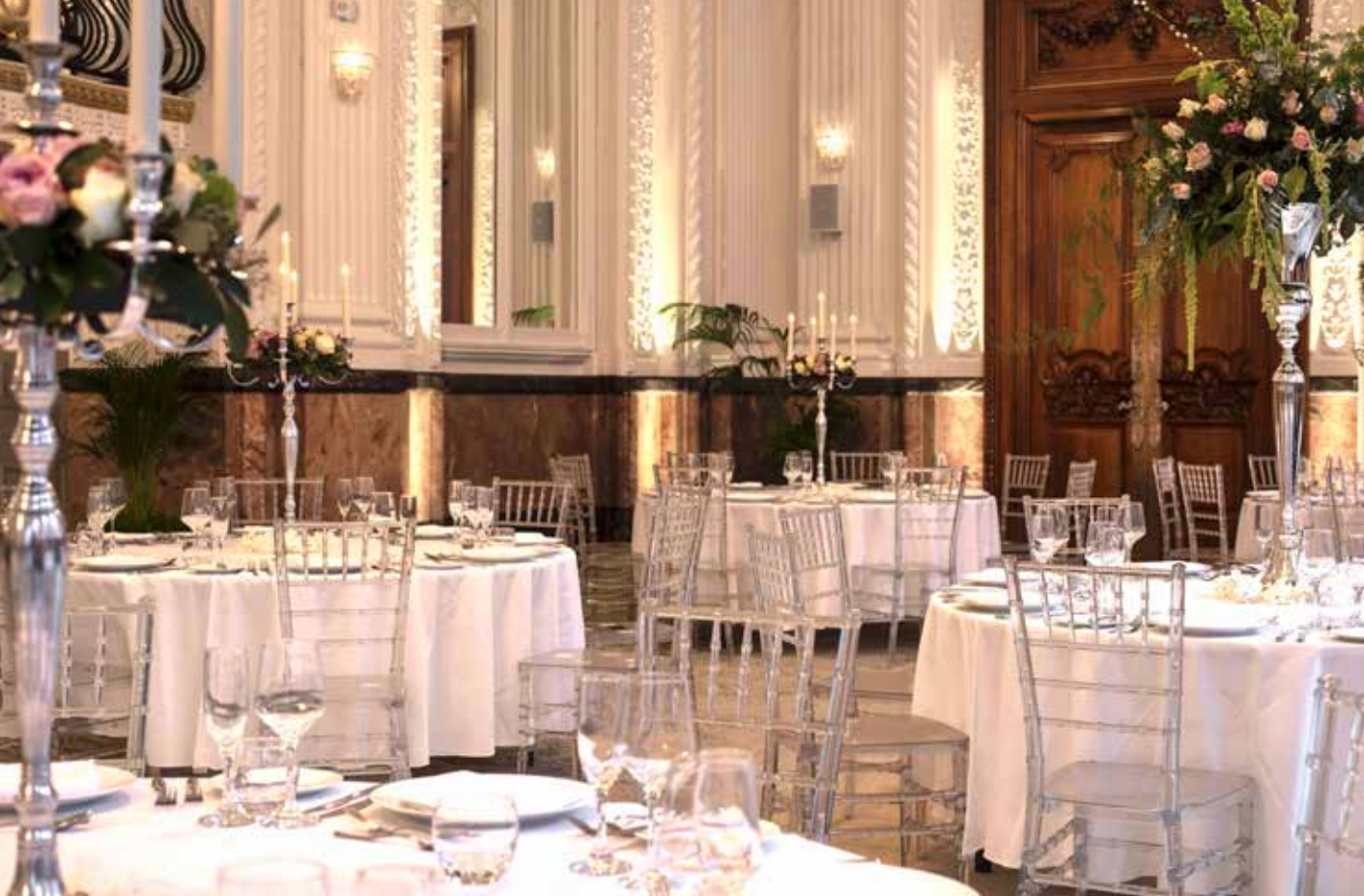 Elegant Grand Ballroom at Grand Hotel Birmingham, perfect for weddings and corporate events.