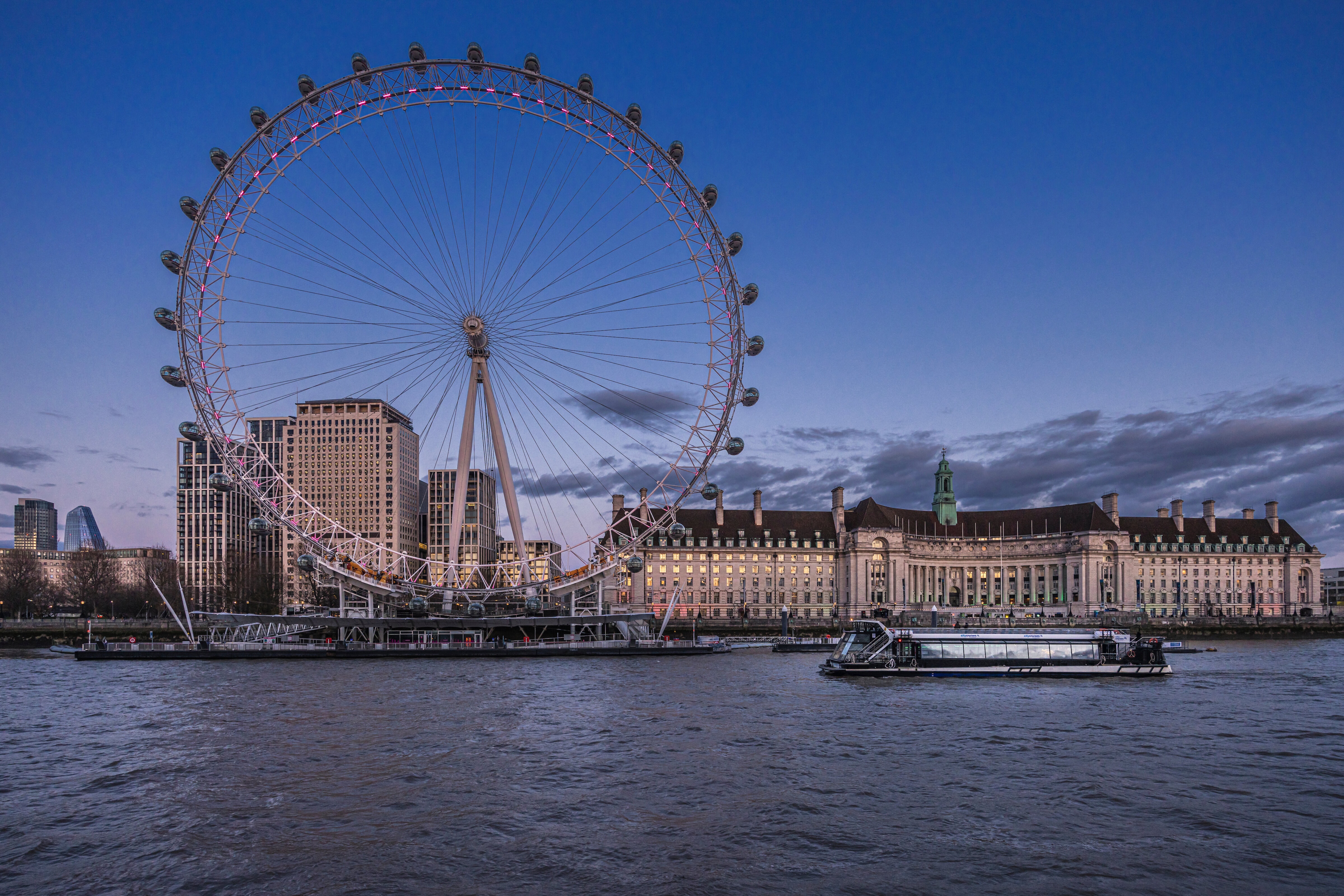 London Eye view for events and meetings, perfect for outdoor gatherings and receptions.