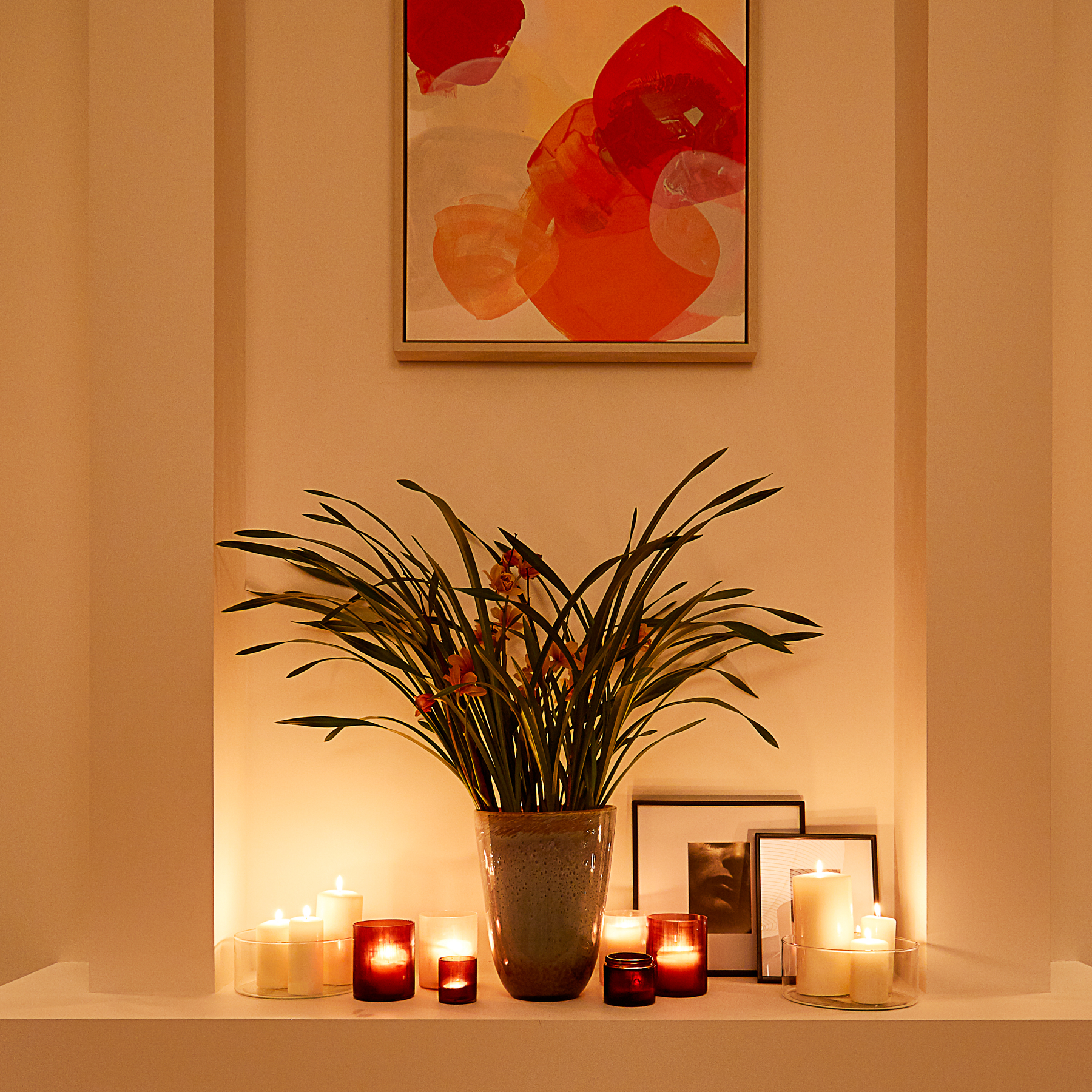 Elegant event space with floral decor, perfect for intimate gatherings and networking.