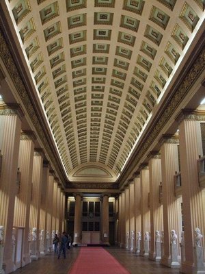 Playfair Library Hall with high ceilings, ideal for upscale events and conferences.