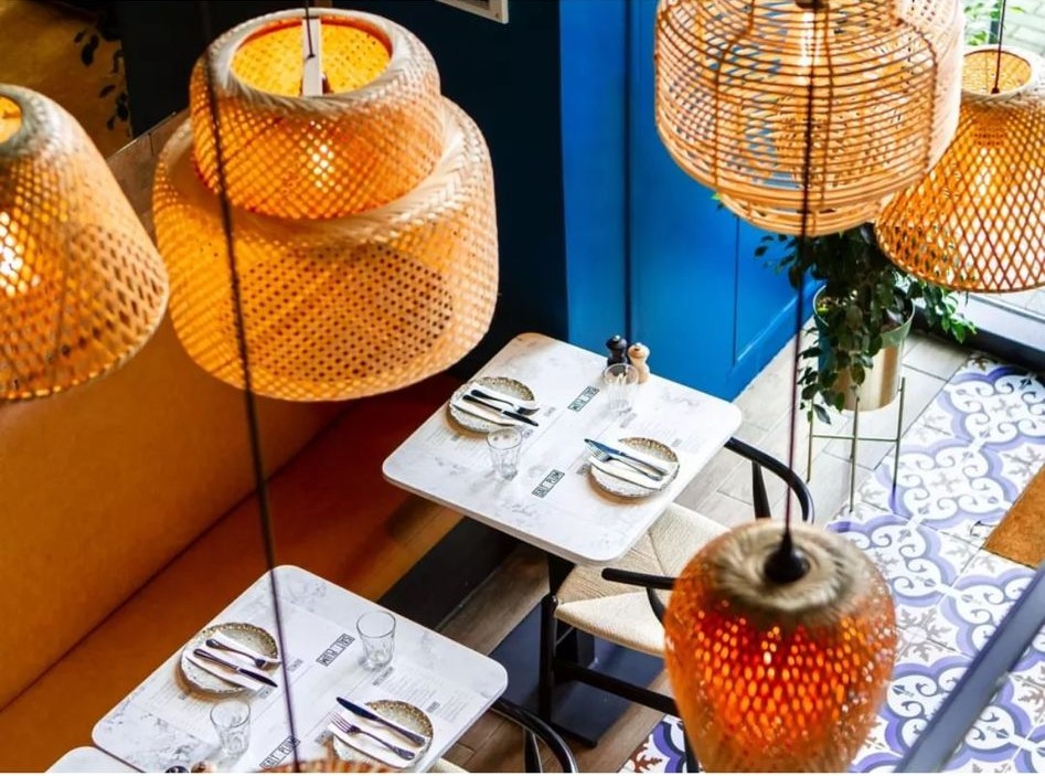 Stylish dining space at Salt & Plum Restaurant, ideal for intimate events and gatherings.