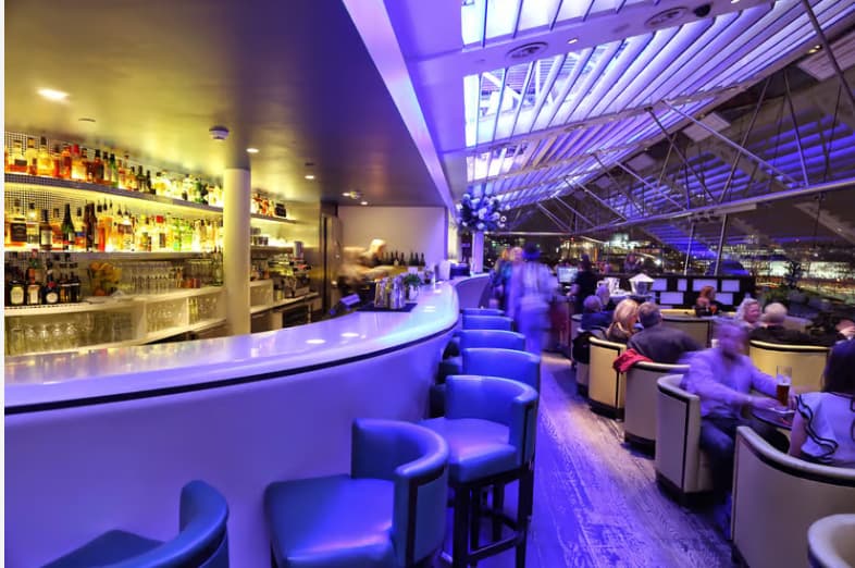 Oxo Tower modern bar, city view event space