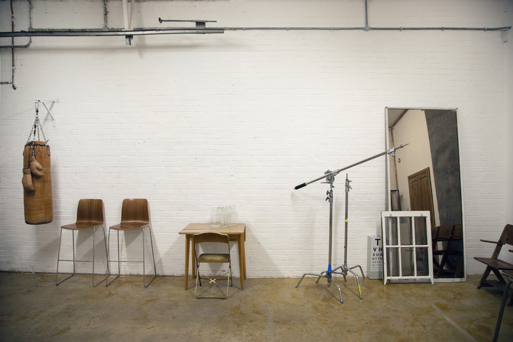 Versatile event space in Bow Bunker, East London with exposed brick for workshops.