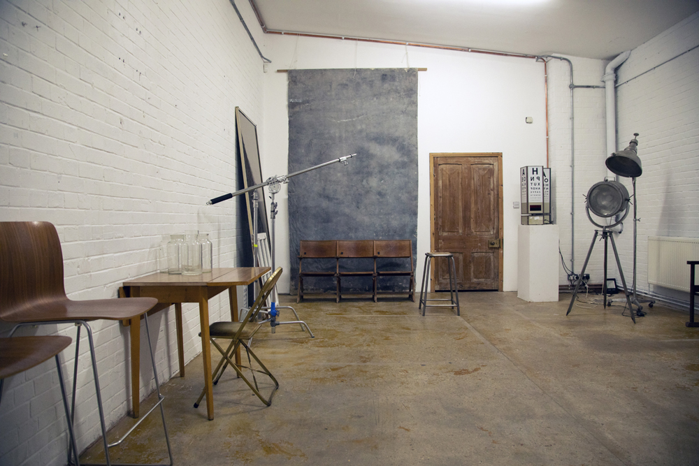 Versatile minimalist event space in Bow Bunker, ideal for meetings and workshops.