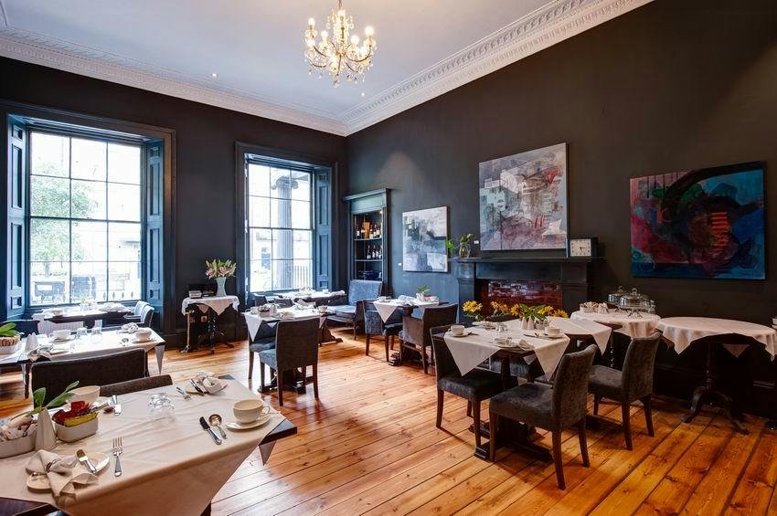 Elegant dining space at No.11 Hotel & Brasserie, perfect for corporate meetings and private dinners.