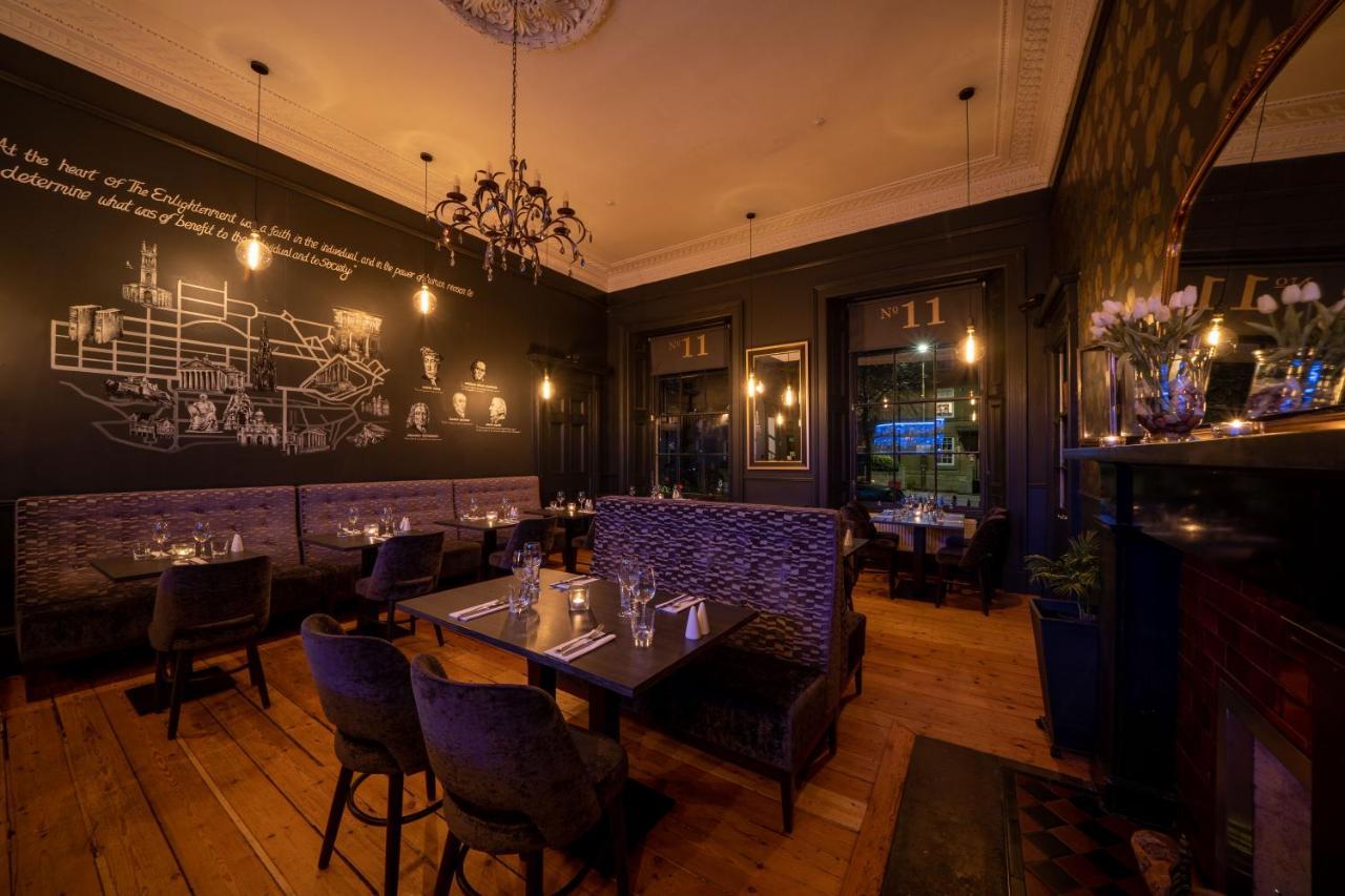 Elegant dining space at No.11 Hotel & Brasserie, perfect for corporate dinners and gatherings.