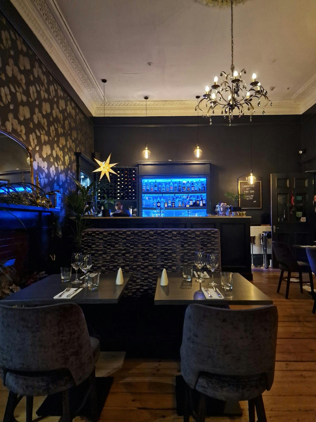 Stylish Brasserie at No.11 Hotel, perfect for intimate gatherings and private events.