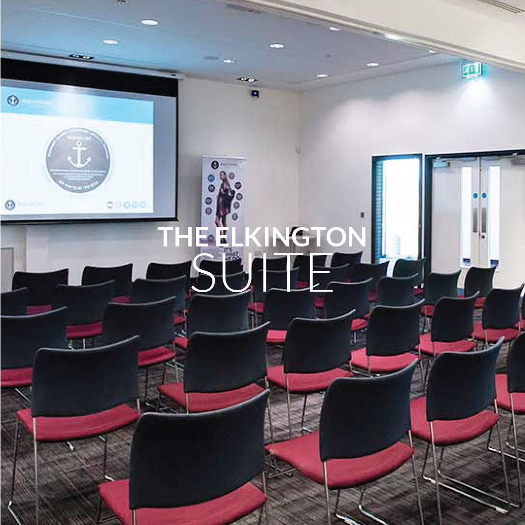Elkington Suite in Birmingham Assay Office, modern meeting space for presentations and workshops.