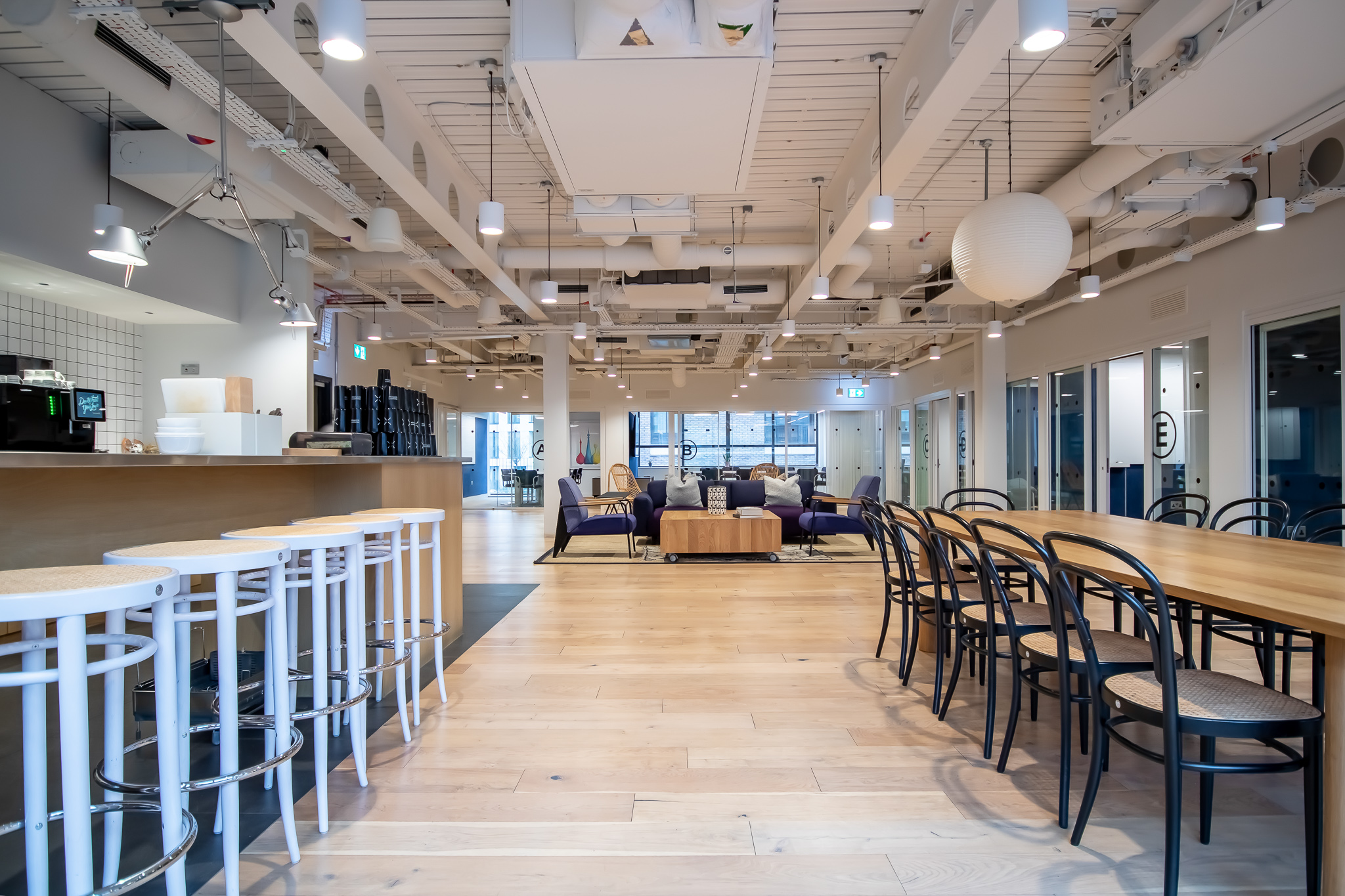 Outdoor Terrace in Shoreditch Exchange, modern event space for networking and meetings.