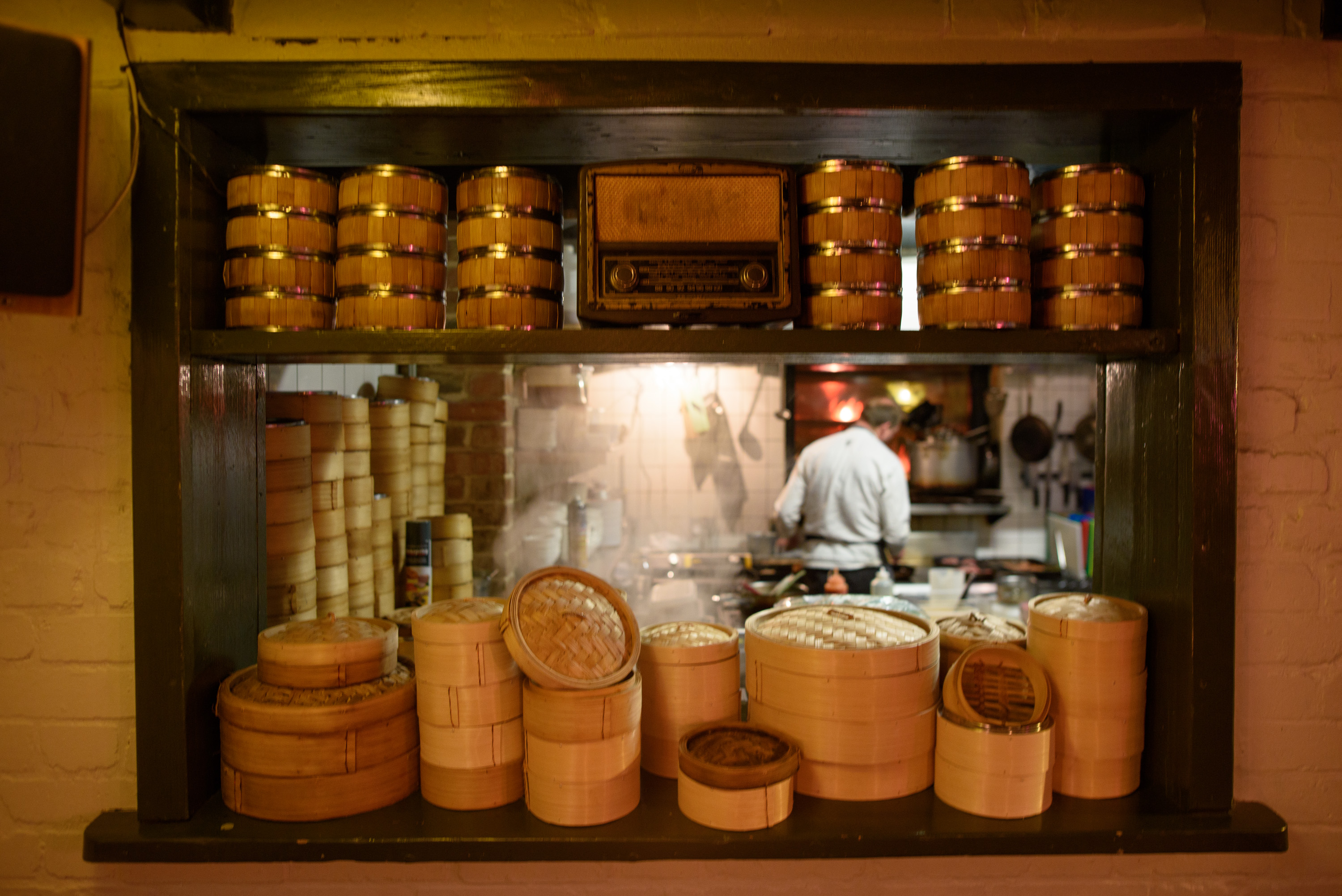 Hanging Garden Room with bamboo steamers for culinary workshops and themed events.