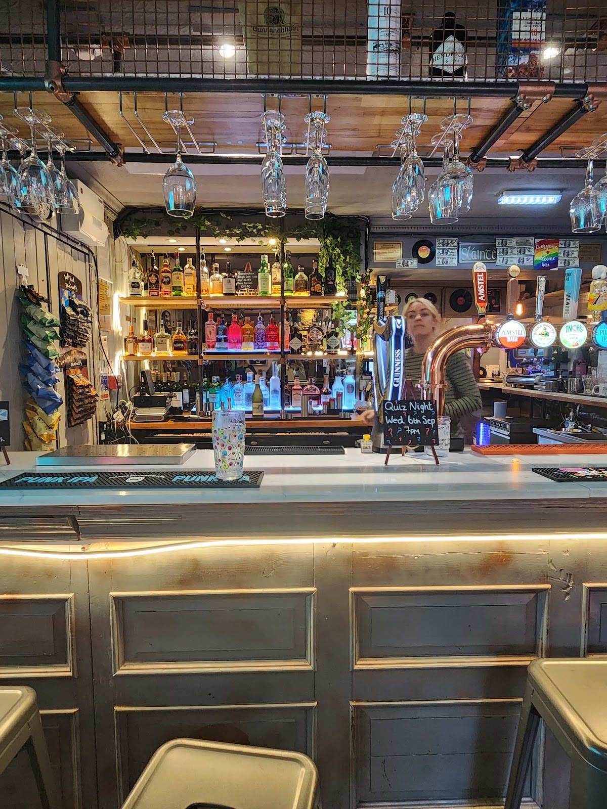 Vibrant Bar 13 Edinburgh with stylish decor, ideal for networking events and social gatherings.
