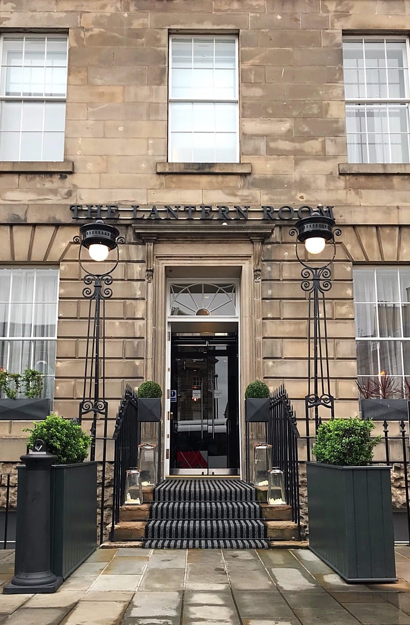 Elegant entrance of The Lantern Room, perfect for meetings and events.