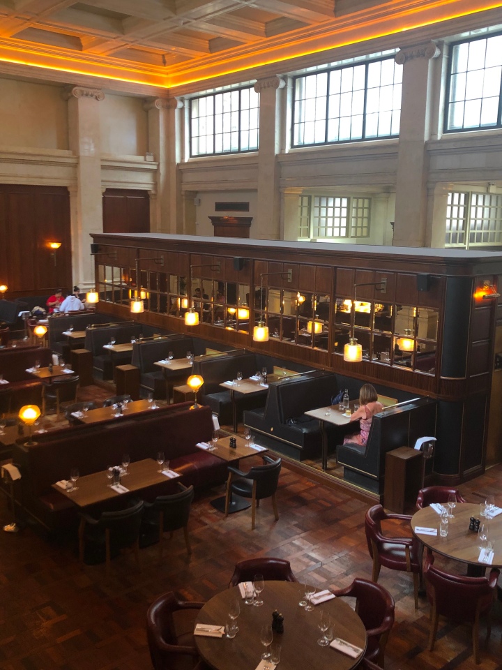 Elegant dining space in Hawksmoor Edinburgh, ideal for upscale events and intimate meetings.