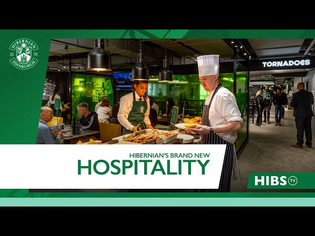 Tornadoes hospitality at Hibernian FC, modern dining for match days and events.