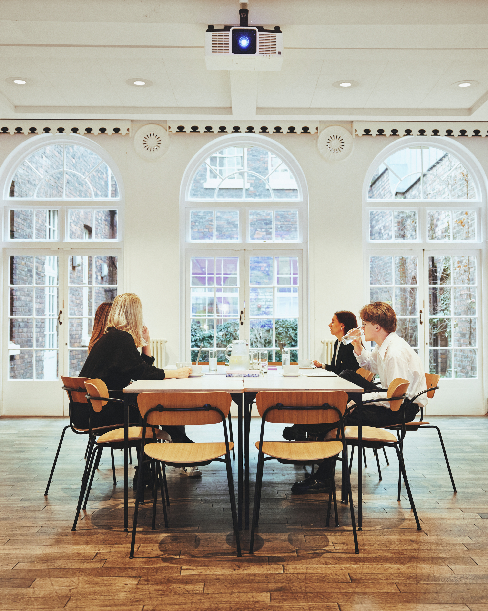 Sandon Room at The Bluecoat: bright meeting space for teamwork and brainstorming sessions.