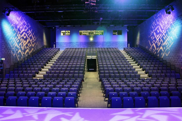 Lomond Auditorium with tiered seating, perfect for presentations and performances.
