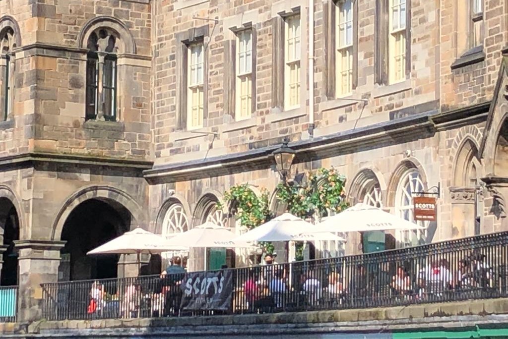 Vibrant outdoor venue at Howies Restaurants, ideal for summer gatherings and networking events.