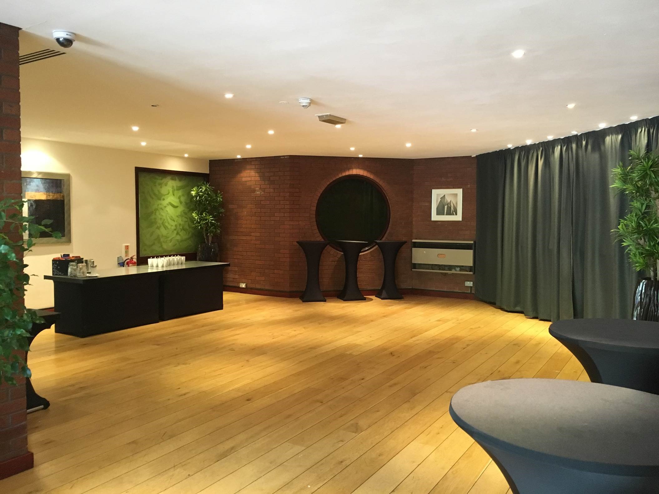 Heritage Suite at Copthorne Hotel, elegant event space with wooden flooring for receptions.