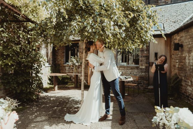 Intimate restaurant wedding inspiration ...