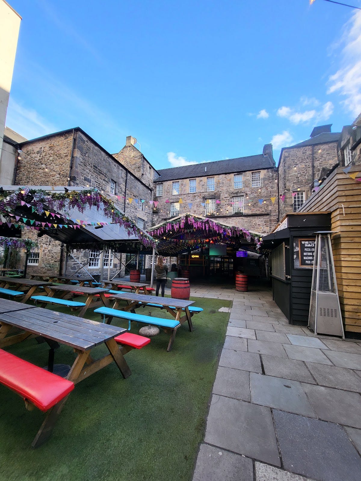 Vibrant outdoor venue at The Three Sisters Bar, perfect for summer parties and gatherings.