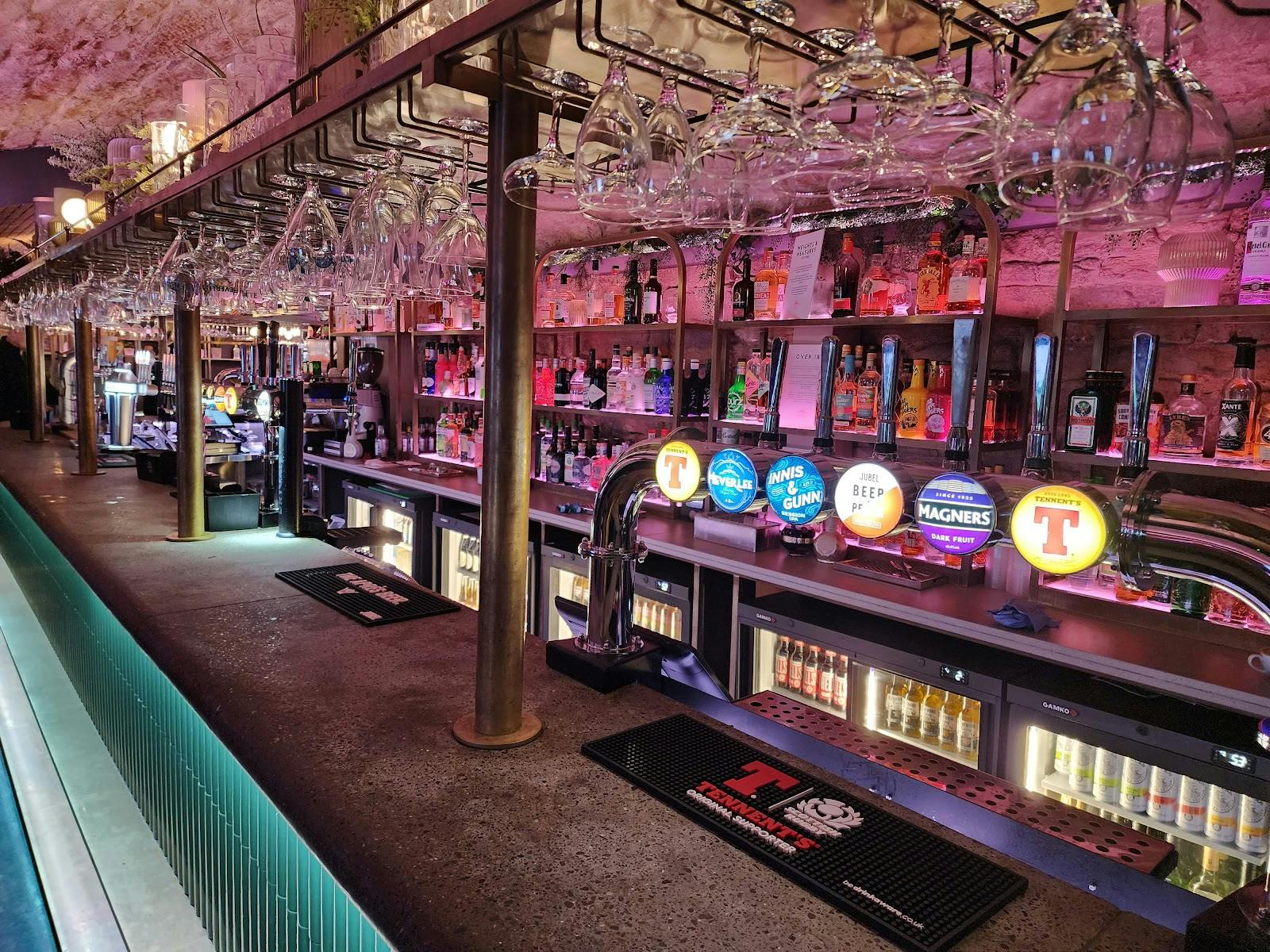 Maggie's Chamber bar with sleek design, ideal for networking events and cocktail receptions.