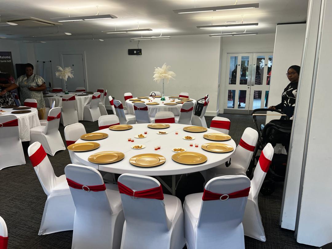 Emerald Suite in The Rock Tower, elegant event space for formal gatherings and networking.