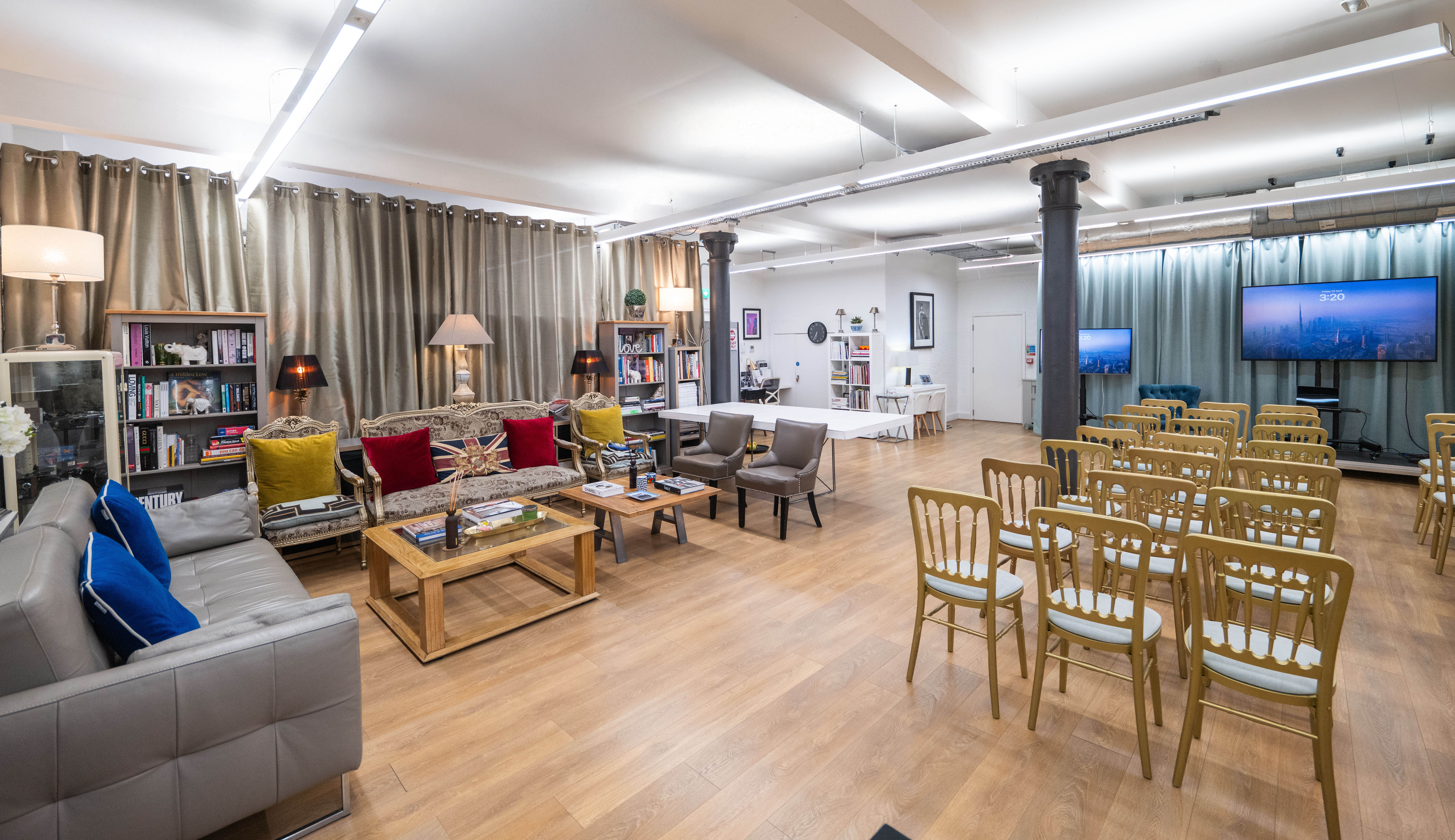 Lumiere Underwood event space, adaptable, networking