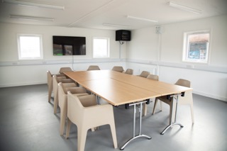 Meeting Room at Lee Valley White Water Centre with large table, ideal for training sessions.