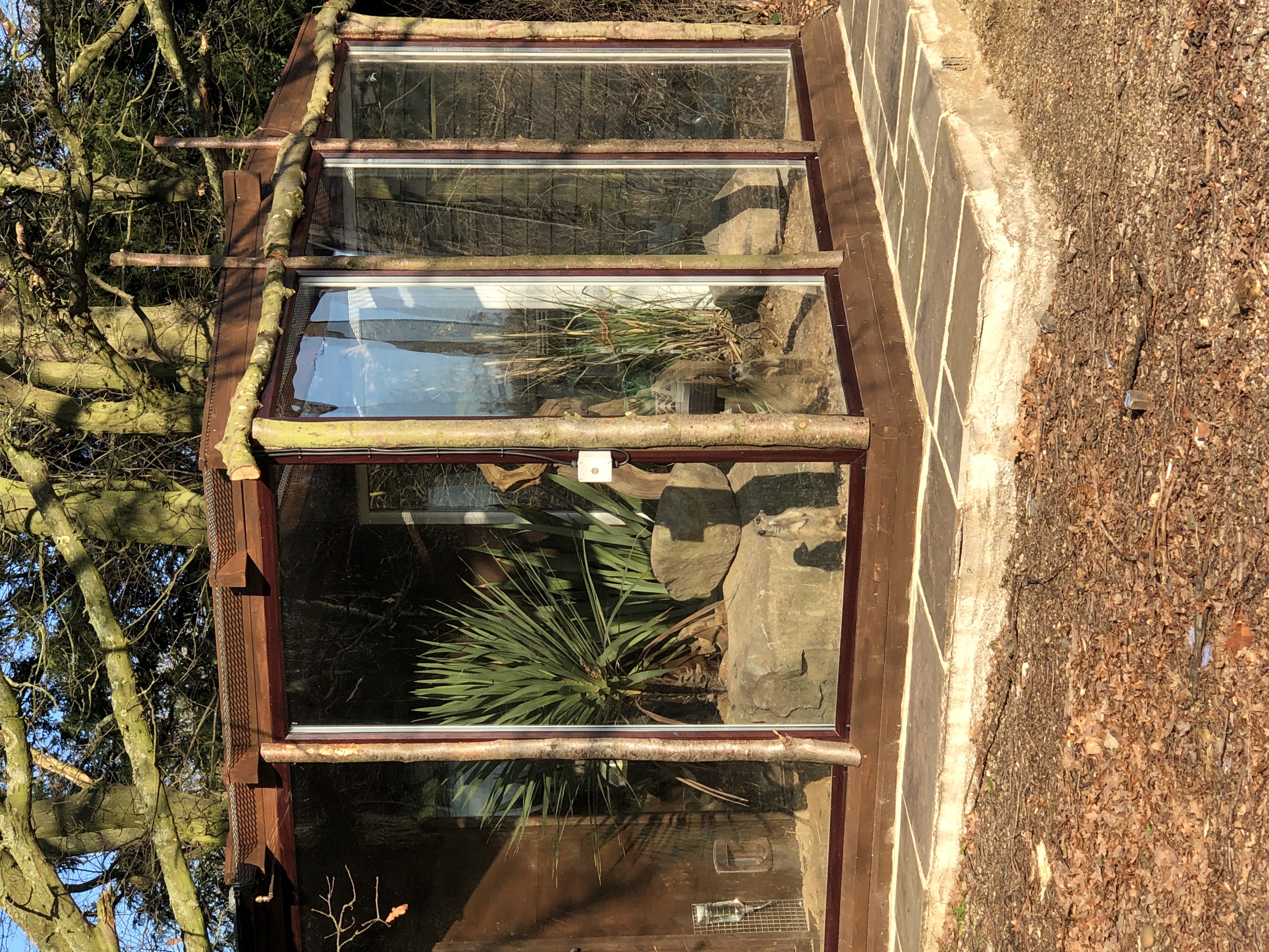 Unique venue with glass panels and greenery for creative meetings and events.