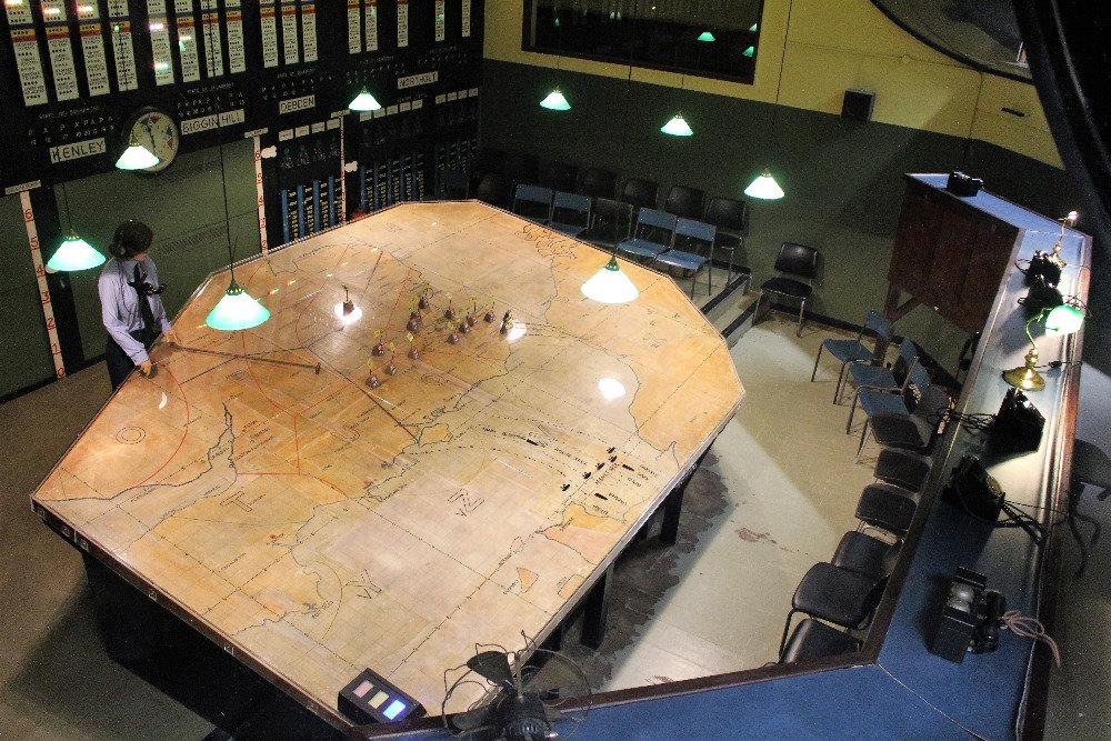 The Battle of Britain Bunker - the room ...