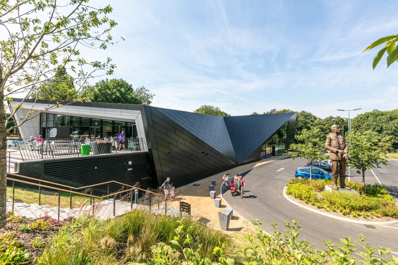 Modern Battle of Britain Bunker Visitor Center, ideal for conferences and events.