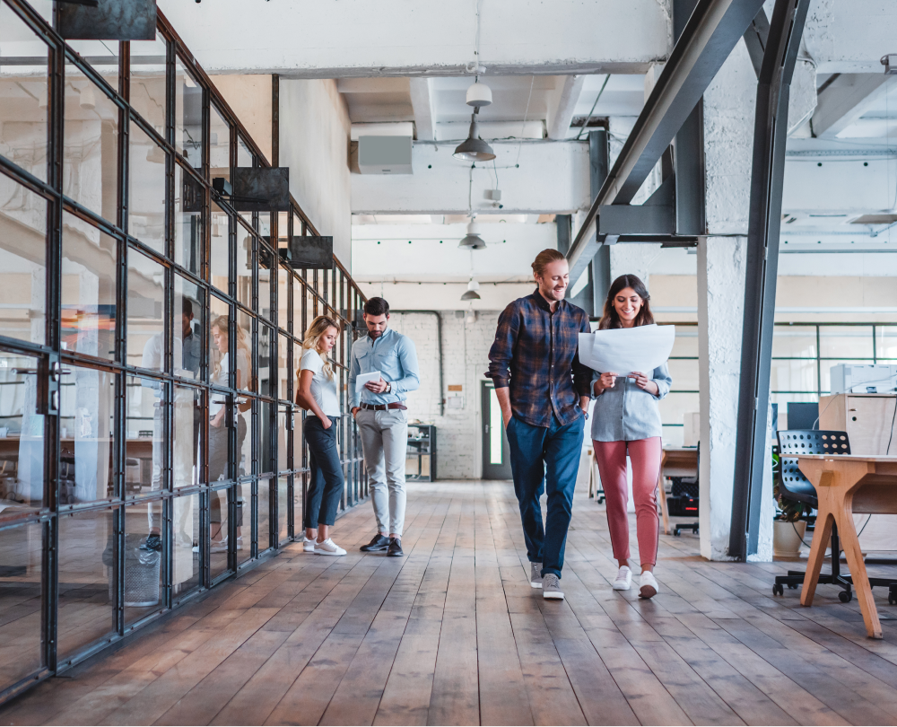 Collaborative workspace at The Assembly Loft, ideal for creative meetings and events.