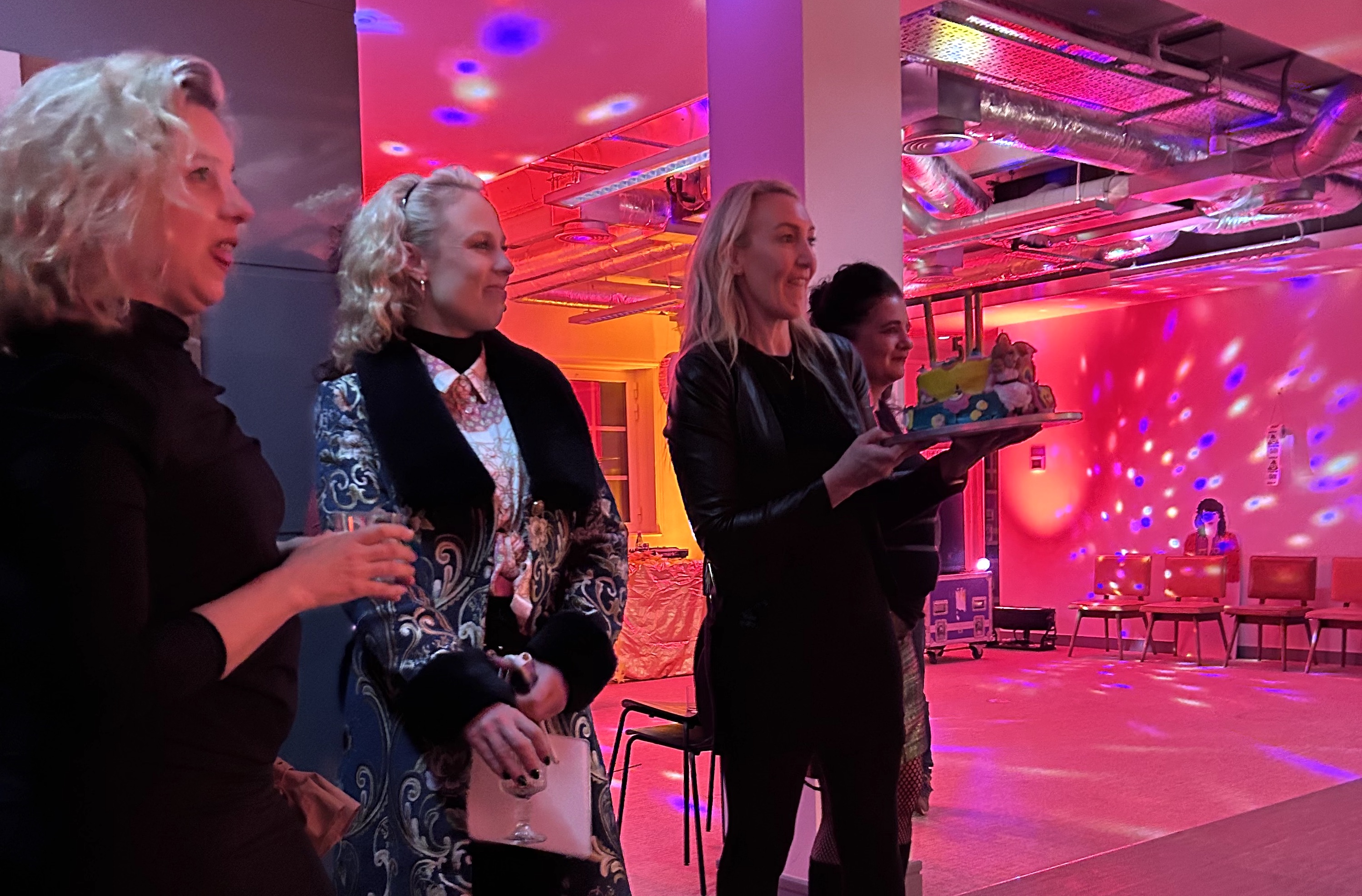 Vibrant event space at 81 King's Road, ideal for networking and celebrations.