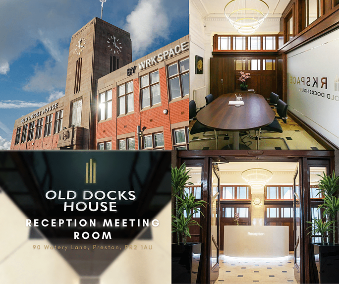 Versatile meeting room at Old Docks House with modern design for professional events.