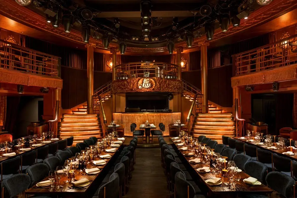 Elegant Mezzanine Area in Lio London, ideal for upscale dinners and corporate events.