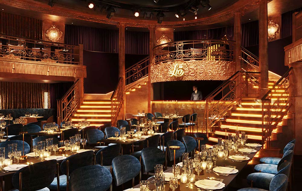 Elegant Mezzanine Area in Lio London, ideal for corporate events and private dinners.