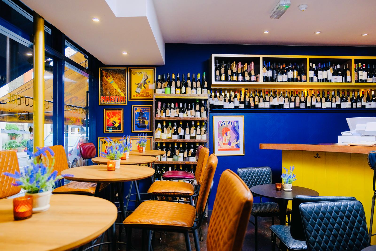 Vibrant venue with warm lighting for intimate gatherings and networking events.