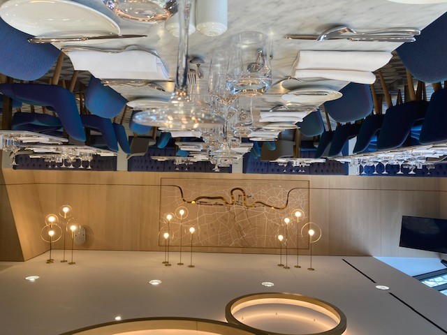 Elegant dining space at The Royal East, ideal for corporate events and private gatherings.