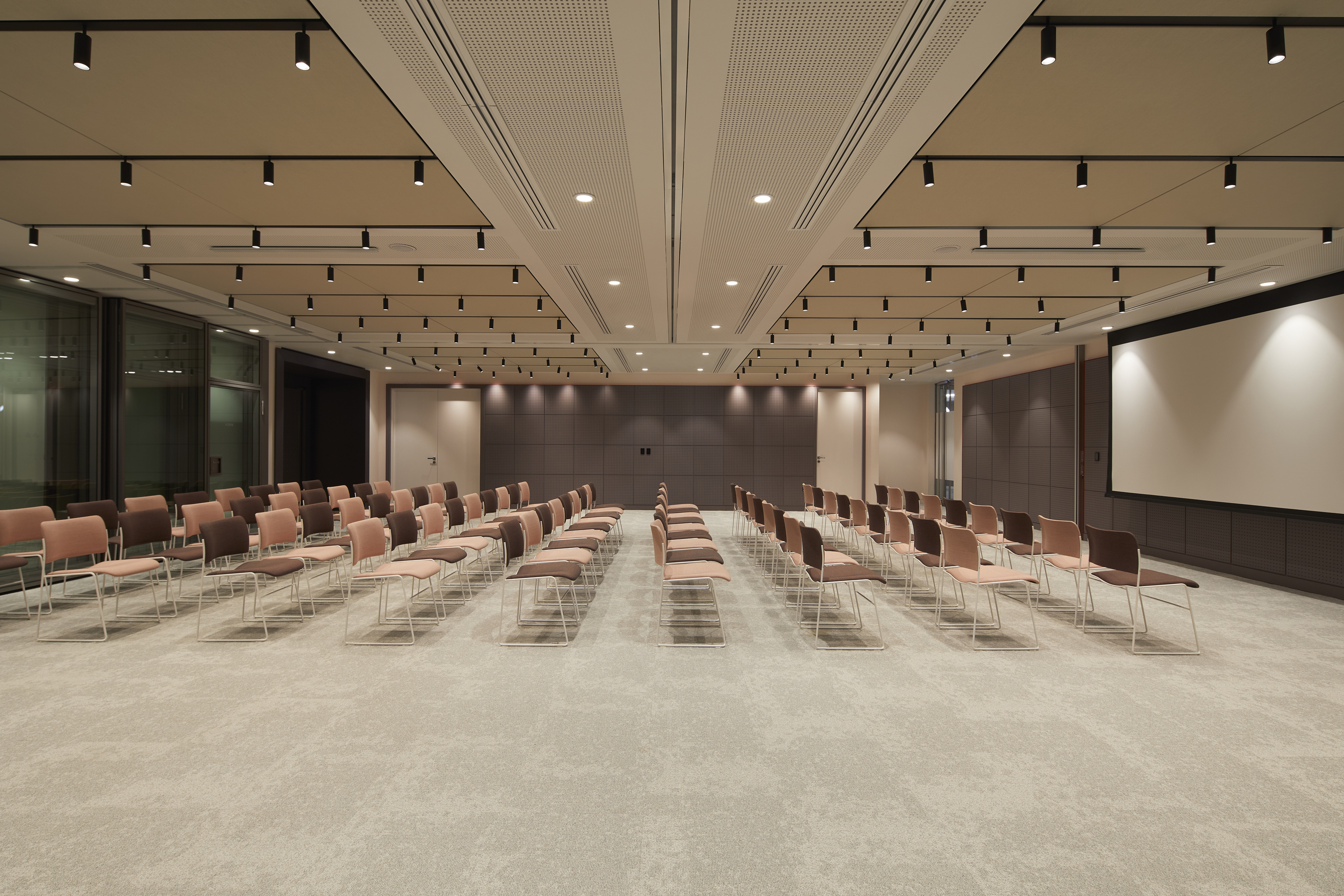 Versatile event space with modern chairs for corporate meetings and workshops at MYO St Pauls.