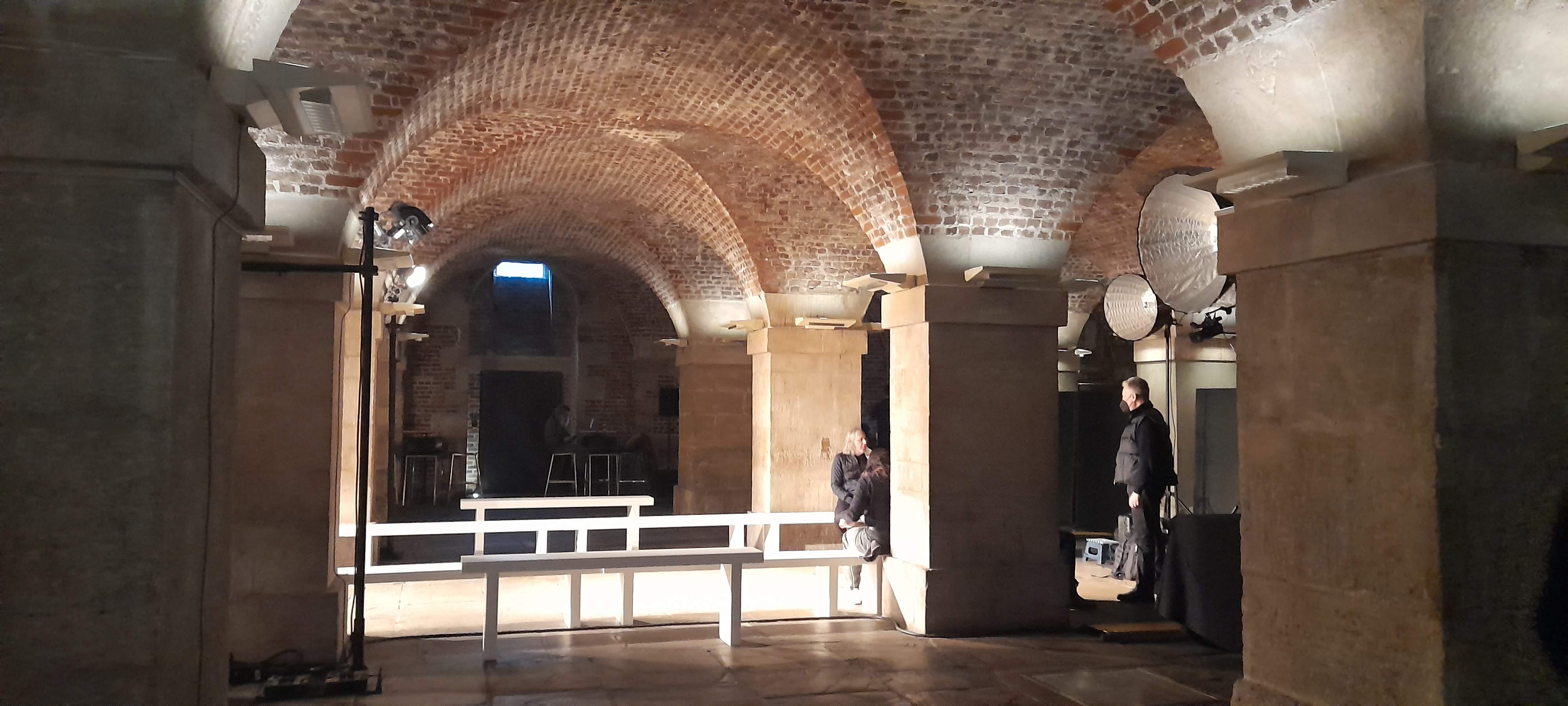 Spacious Crypt venue with arched ceilings for unique corporate and social events.